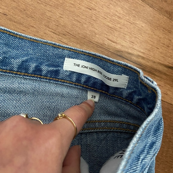 👖DENIM FORUM THE JONI HIGH RISE LOOSE JEANS👖 - Picture 7 of 8